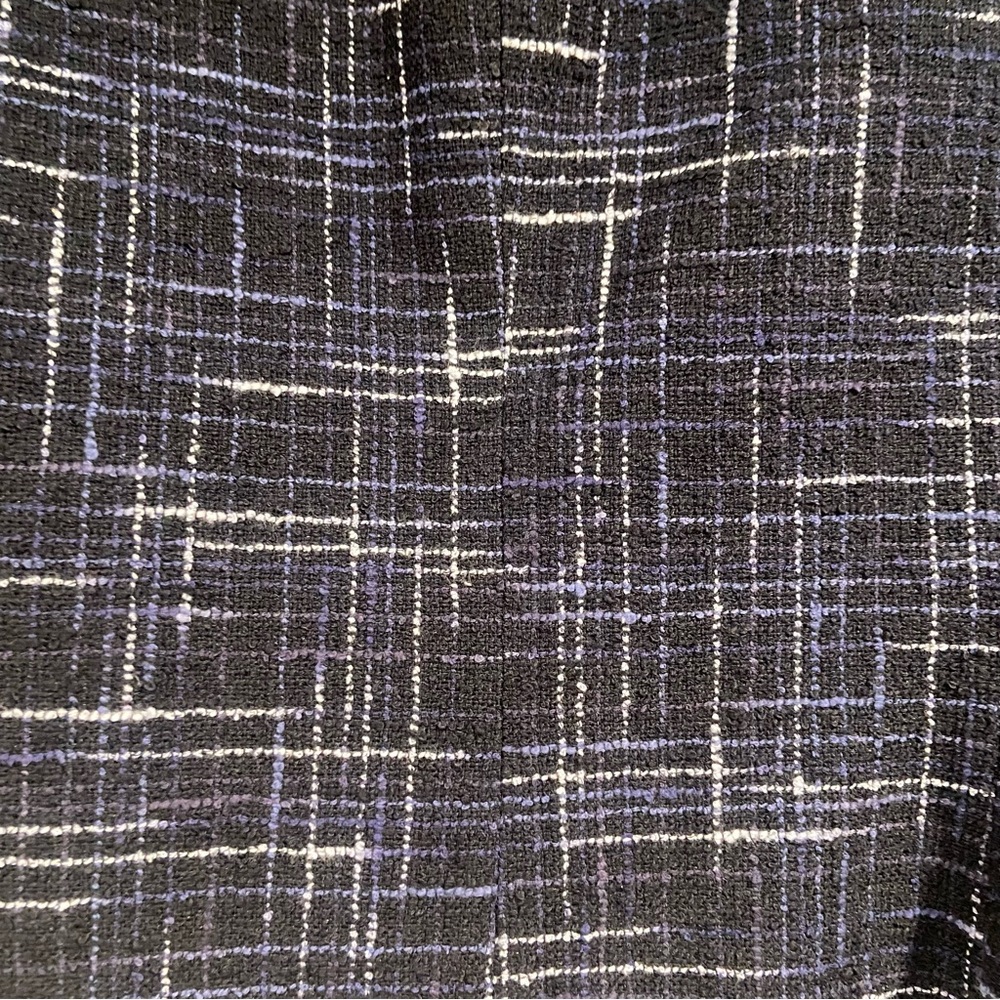 Jones New York blue plaid tweed jacket - Picture 6 of 9